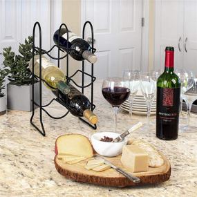 img 3 attached to 🏠 Spectrum Diversified Townhouse Rack Countertop: Kitchen Organizer & Wine Bottle Storage