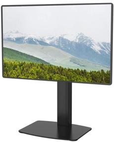 img 4 attached to 🖥️ WALI Free Standing Single LCD Monitor Stand Gas Spring Adjustable Desk Mount - Supports 32 inch Screen, 15.4 lbs. Weight Capacity (GPV001), Black