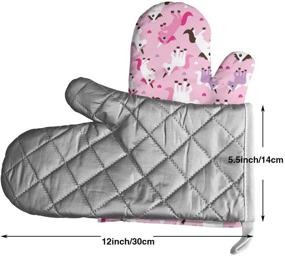 img 3 attached to Unicorn Kitchen Устойчивые к микроволновке прихватки