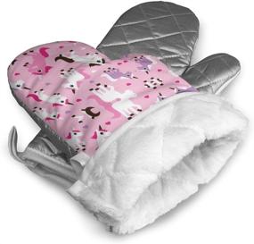 img 1 attached to Unicorn Kitchen Устойчивые к микроволновке прихватки