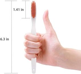 img 2 attached to 🦷 Dr. Perfect Wisdmax Hard Toothbrush for Smoker's Teeth Whitening - Pack of 12: Effective Oral Care Solution