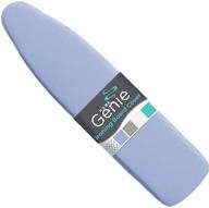 🔥 enhance ironing efficiency with home genie reflective silicone ironing board cover - heavy duty, scorch & stain resistant, fits standard boards (15x54, blue) logo