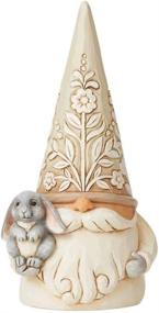 img 3 attached to ❤️ Enesco Heartwood Creek Gnome-Bunny Loves You Like I Do Figurine in White Woodland