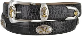 img 1 attached to Bayside Italian Calfskin Leather Designer Men's Accessories and Belts