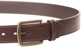 img 2 attached to 👖 Tall Men's Belts in Various Waist Sizes - Find Your Perfect Fit