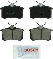 🔧 bosch bc340 quietcast premium ceramic disc brake pad set - audi a3, a4, a6, a8, allroad, quattro, rs6, s4, s6, s8, tt; volkswagen beetle, golf, jetta, passat, quantum, scirocco, vento - rear logo