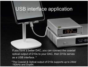 img 1 attached to 🎧 Linsoul Topping D10S HiFi USB DAC: Отличное качество звука с чипом ES9038Q2M, аналоговый цифровой выход (серебро)