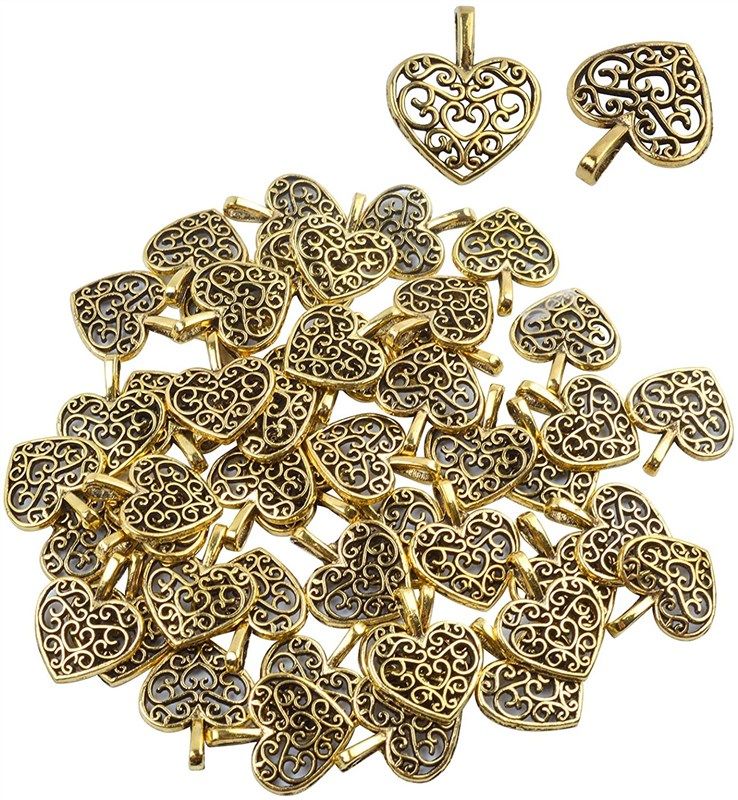 SANNIX 170pcs Jewelry Making Charms Assorted Gold Plated Enamel Necklace Bracelet Charms Pendants for DIY Jewelry Making