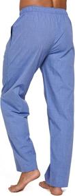 img 1 attached to 👖 Cotton Poplin Pajama Lounge Clothing for Men - CYZ