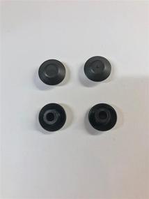 img 1 attached to 🔌 Pack of 100 Black Plastic Flush Hole Plugs - 1/4" - Convenient Fixing Clips and Fasteners - 1/2" Head
