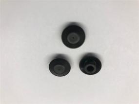 img 3 attached to 🔌 Pack of 100 Black Plastic Flush Hole Plugs - 1/4" - Convenient Fixing Clips and Fasteners - 1/2" Head
