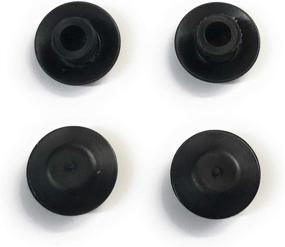 img 4 attached to 🔌 Pack of 100 Black Plastic Flush Hole Plugs - 1/4" - Convenient Fixing Clips and Fasteners - 1/2" Head
