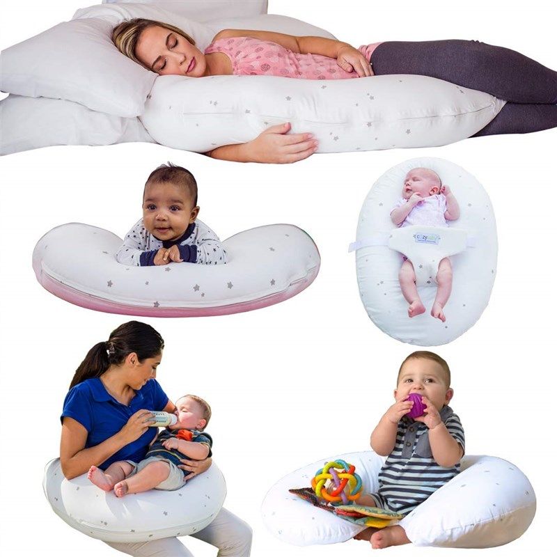 🤱 CozyBaby 5-in-1 Pregnancy, Breast Feeding & Baby Pillow…