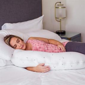 img 1 attached to 🤱 CozyBaby 5-in-1 Pregnancy, Breast Feeding & Baby Pillow: Ultimate Support for Every Stage
