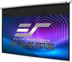 img 4 attached to 📽️ Elite Screens Manual Series: 80-Inch 4:3 Manual Pull Down Projector Screen for Home Theater - Auto Lock, 8K/4K Ultra HD 3D Ready (M80NWV, White)