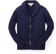 🧥 boys' shawl collar sweater cardigan by hope & henry logo