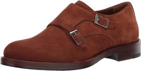 img 4 attached to Aquatalia Gavin Suede Monk Strap Loafer: Stylish Men's Shoes for a Classy Look