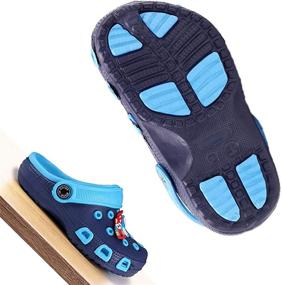 img 3 attached to 👞 Loulan Lightweight Toddler Slippers Size 10-10.5: Boys' Shoes in Clogs & Mules
