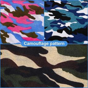 img 2 attached to 🐶 URATOT 6-Piece Puppy Sweatshirts - Camouflage Dog Clothing with Solid Colors | Breathable Dog Vests and Durable Pet Clothes Shirts (Medium)