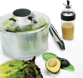 img 1 attached to OXO Salad Dressing Shaker with Enhanced Grip for Optimal Kitchen Experience