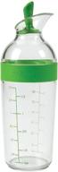 oxo salad dressing shaker with enhanced grip for optimal kitchen experience logo