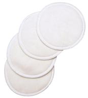 🍼 6-count white washable cotton nursing pads by nuangel logo