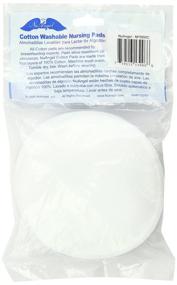 img 1 attached to 🍼 6-Count White Washable Cotton Nursing Pads by NuAngel