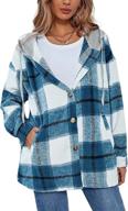 yeokou flannel shacket oversized jackets women's clothing logo