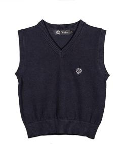 img 3 attached to 🧥 Yale Uniform Sweater Sleeveless Pullover: Boys' Clothing for Sophisticated Style