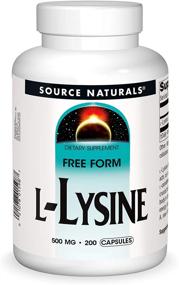 img 4 attached to 💥 Усиление образования энергии и коллагена с Source Naturals L-Lysine Free Form - Аминокислотный препарат | 200 капсул