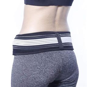 img 2 attached to 🔥 Sacroiliac SI Joint Hip Belt - Breathable Anti-Slip Pelvic and Lower Back Support for Men and Women - Effective Pain Relief for Sciatica, Pelvis, Lumbar, Nerve, and Leg Pain - Stabilizing Compression