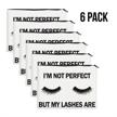 qincling pack eyelashes makeup bag logo