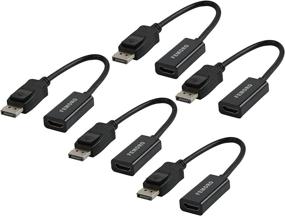 img 4 attached to 🔌 FEMORO DisplayPort Thunderbolt Adapter 5 Pack - Ultimate Connectivity Solution for Multiple Devices