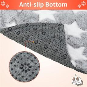 img 1 attached to 🐱 Warm and Cozy: PUPTECK Self-Warming Cat Bed Mat for Cold Days, Indoor/Outdoor Anti-Slip Thermal Crate Pad