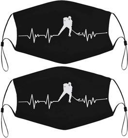 img 4 attached to 🩺 Heartbeat Adjustable Bandanas - Washable and Reusable Boys' Accessories