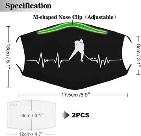 img 3 attached to 🩺 Heartbeat Adjustable Bandanas - Washable and Reusable Boys' Accessories