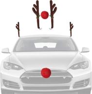 christmas car decorations reindeer kit logo