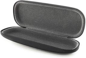 img 4 attached to Durable Eyeglass Case for Small Sunglasses and Reading Glasses: Sturdy Pocket-Sized Protection