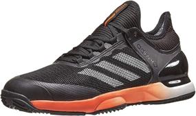 img 4 attached to Adidas Ubersonic Court 🎾 Tennis Shoes in Vibrant Orange