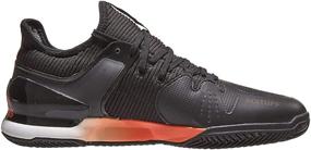 img 2 attached to Adidas Ubersonic Court 🎾 Tennis Shoes in Vibrant Orange