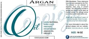 img 3 attached to 16 oz Deodorized Argan Nut Oil - 100% Pure Natural Moroccan Argan Nut Oil Unrefined, Unscented, Cold Pressed, Extra Virgin - Therapeutic Grade A for Hair, Skin, Body, Nails, and Beards - Marrakesh Oil