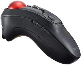 img 3 attached to 🐭 ELECOM Handheld 2.4GHz Wireless Thumb-Operated Trackball Mouse: Smooth Tracking, 10-Button Function, Precision Optical Sensor - Left/Right Handed (M-RT1DRBK)