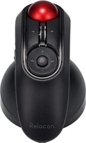 img 2 attached to 🐭 ELECOM Handheld 2.4GHz Wireless Thumb-Operated Trackball Mouse: Smooth Tracking, 10-Button Function, Precision Optical Sensor - Left/Right Handed (M-RT1DRBK)