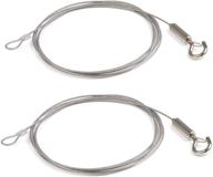 🖼️ zwin 2pcs adjustable picture hanging wire kit - heavy duty stainless steel wire for mirrors & pictures - 2m x 1.5mm - supports up to 20kg logo