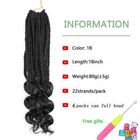 img 3 attached to 6Packs 18Inch Crochet Extension Strands