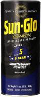 🌞 sun-glo 5 shuffleboard powder wax (one pound) логотип