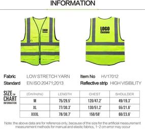 img 3 attached to 👷 Maximize Safety with WELLDOING Reflective Pockets - Meeting Visibility Standards