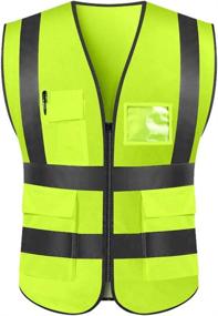 img 4 attached to 👷 Maximize Safety with WELLDOING Reflective Pockets - Meeting Visibility Standards