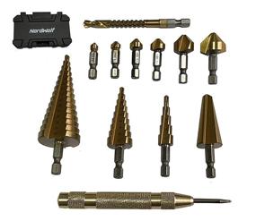 img 3 attached to 🔩 Enhance Precision with NordWolf 12 Piece Titanium Countersink Automatic Set