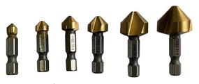 img 1 attached to 🔩 Enhance Precision with NordWolf 12 Piece Titanium Countersink Automatic Set